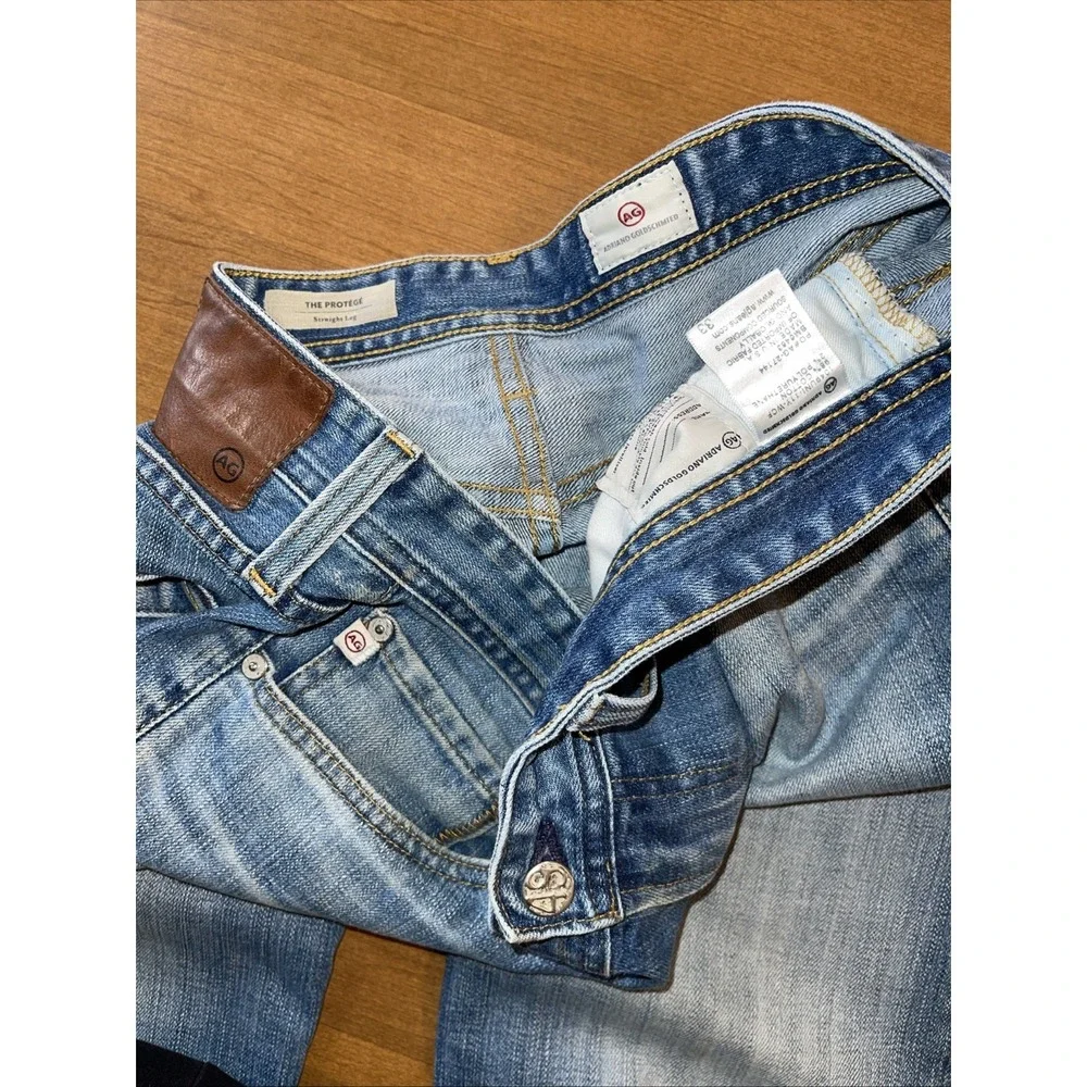 Adriano‎ Goldschmidt The Protege Jeans Men 32x28 Blue Straight Leg